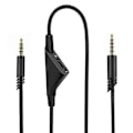 Miniatyrbillede 1 af 5: Erstatnings A10 Kabel Kompatibel med Astro A10 Headset, QJYTH A10 Inline Volume Lydkabel til Astro A10/A40/A40TR Gaming Headset, Passer til LGL