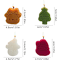 Miniatyrbilde 5 av 5: Julelys (Eske med 4) - Ideelle julegaver med festlige design av snømenn, juletrær, elg og julenissen Aromaterapilys (LGL)
