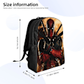 Miniatyrbild 3 av 5: a1227Deadpool Barnryggsäck Skolväska Grundskoleelever Bokväska