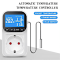 Miniatyrbilde 2 av 5: Digital Temperaturkontroller Stikkontakt Termostat EU Plugg (LGL)