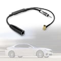 Miniatyrbilde 2 av 5: Oppgradert DAB Bilantennesplitter SMB Adapter DIN-Plugg Bilradio DAB+ Antenne LGL