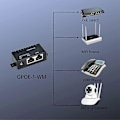 Miniatyrbilde 3 av 4: Port Gigabit PoE Injector | GPOE-1-WM IEEE 802.3af/802.3at 1000Mbps | DC-kontakt 2.1x5.5mm Støtte 12~56V Strøm, Svart (LGL)