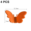 Miniatyrbillede 2 af 5: Butterfly Mini Silikone Grydelapper, Magnetiske Varmebestandige Handsker Til Alle Gryder, Ovn, Airfryer Til Køkken LGL Orange