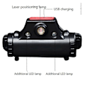 Miniatyrbild 5 av 5: Hjulbalanserare Laser-Locator Infraröd Mätpunkt Blyblock Däckbalans Laser-Ljus LGL Black