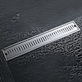Miniatyrbilde 2 av 5: Rustfritt stål dusjrom stort flow gulvsluk LGL