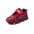 Miniatyrbild 1 av 4: Barn Sportskor Spiderman Lysande Sneakers Barn LED Självlysande Skor För Pojkar LGL 23