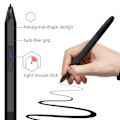 Miniatyrbillede 3 af 5: Xp-pen P06 Batterifri Skridsikker Stylus Sporfri Grip Sekskantet Form Komfortabelt Greb Med Digitalt Viskelæder, Til Deco 02, Artist 12 LGL