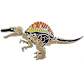 Miniatyrbillede 2 af 2: Spinosaurus Dinosaur Børns Lille Partikel Samlet Byggeklods Legetøj  xi