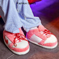 Miniatyrbild 3 av 5: Sneaker Tofflor Unisex One-size Sneaker Tofflor LGL Pink