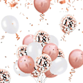 Miniatyrbilde 5 av 5: 18 års bursdagsdekorasjon i rosegull, gratulerer med dagen-banner, han (LGL)