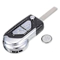 Miniatyrbillede 1 af 4: Til Citroen Ds3 2 Knapper Fjernbetjening Nøgle Etui Service Kit Fjernbetjening Bilnøgle Etui Skal Med Batteri-yu LGL