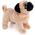 Miniatyrbillede 1 af 5: 12,5 tommer brun mops bamse, mops bamse hund bamser gaver til børn