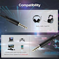 Miniatyrbillede 2 af 5: Erstatnings A10 Kabel Kompatibel med Astro A10 Headset, QJYTH A10 Inline Volume Lydkabel til Astro A10/A40/A40TR Gaming Headset, Passer til LGL
