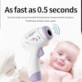 Miniatyrbillede 2 af 5: Pande Temperatur Berøringsfri Professionel Digital Infrarød Termometer, LCD Display Feber Advarsel (LGL)