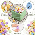 Miniatyrbild 3 av 5: Påskdekorationer Ägg - Mini Påsk Flerfärgade Skumägg DIY Påskfest Dekor Favor - Blandade Färger - Ingen Korg (LGL)