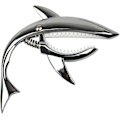 Miniatyrbild 3 av 5: Shark Capo, Zink Legering Tonklämma för Akustisk, Folk, Elgitarr och Ukulele (Silver) (LGL)