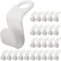 Miniatyrbilde 2 av 5: 30-pakning Kleshenger koblingskroker for hengere Hvit (LGL)