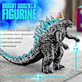 Miniatyrbild 2 av 4: 2021 Godzilla Actionfigur 12\" Huvud till svans Actionfigur Leksaker för B[GL]