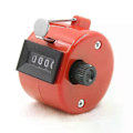 Miniatyrbillede 5 af 5: Clicker 4-cifret Nummertæller Plastikskal Hånd Finger Display Manuel Tælle Clicker Timer Fodbold Golf Tæller LGL Green