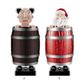 Miniatyrbillede 3 af 5: Sjov Cigaret Opbevaring til Etui Automatisk Udkastning Cigaret Holder Organizer Santa Claus