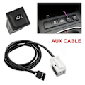 Miniatyrbilde 2 av 5: Bil USB AUX Bryter Kabel USB Lydadapter RCD510 RNS315 For- B6 B7 Golf 5 MK5 Golf 6 MK6 5 MK5 CC (LGL)