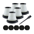 Miniatyrbillede 1 af 5: Hepa-filtersæt til Deerma Dx115 Dx115s Dx115c bærbar støvsuger reservedele [L] black  white