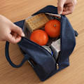 Miniatyrbilde 2 av 5: Ny Bærbar Termisk Varmeisolert Matboks Kjølebag-WELLNGS (LGL) Navy blue