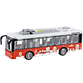 Miniatyrbillede 5 af 5: Billegetøjsgave til børn Cool Stilfuld Lys Musik Inertia Bus Bus Simulation LGL White public security bus (910c)