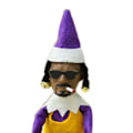 Pikkukuva 3 / 5: Snoop On A Stoop -tonttunukke Resin Plush -nukke Pehmeä Tuntuma Nukke Leikkikalu Koriste Joulujuhliin Loma Koti Puutarha Sisustus B Purple