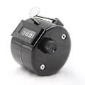 Miniatyrbillede 1 af 4: Clicker 4-cifret Nummertæller Plastikskal Hånd Finger Display Manuel Tælle Clicker Timer Fodbold Golf Tæller LGL Black