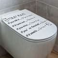 Pikkukuva 5 / 5: DIY Taide Koti Kylpyhuoneen Säännöt Koristeellinen Tarratarra Huumori Juliste Julkisiin ja Koteihin (LGL)