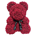 Miniatyrbillede 2 af 3: 25 cm Skum Rose Bjørn Romantisk Blomsterbjørn til Valentinsdag Fødselsdag Bryllupsdage LGL Wine Red