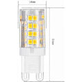 Miniatyrbillede 3 af 5: G9 LED pærer, varm hvid 3000K 5W G9 LED, pakke med 10 (LGL)