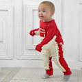 Miniatyrbild 3 av 5: Baby Mopping Overall Kläder Långärmad Krypande Kläder Toddler Jumpsuit Overall Bomull Spädbarn Rengöringsdräkt Unisex Romper LGL 9M H