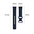 Pikkukuva 2 / 5: Värikäs rannekoru Fitbit Versa 3 -kelloon Pehmeä rannekoru Correa Fitbit Sense Versa3 -kellon rannekkeelle Lisätarvikkeet Sininen harmaa (LGL) Blue gray L