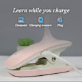Miniatyrbilde 2 av 5: WJTG LED Clip-on Leselampe Dimbar Øyebeskyttelse Bordlampe J LGL Pink