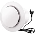 Miniatyrbillede 1 af 3: 100mm Luftudsuger 130m/t 20w, Med Kontraventil Høj Luftstrøm Udstødningsventilator, Energieffektiv, Til Badeværelse, Køkken, Toiletter, Drivhuse, Te LGL