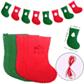 Miniatyrbild 4 av 5: Stycken Jul Hängande Vimpel Banner Girlanger Vimpel för Julfest Ornament DIY Hem Hotell Gård Väggdekoration (LGL)