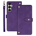 Pikkukuva 1 / 5: IDEWEI Suojakotelo Samsung Galaxy A35 5G:lle PU-nahkainen läppäkotelo korttipaikalla LGL Multicolor Style E