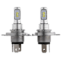 Pikkukuva 1 / 5: H4 9003 HB2 LED-ajovalopolttimosarja Kauko- ja lähivalo Kirkas 35W 4000LM 6000K Valkoinen js (LGL)