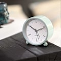 Miniatyrbild 2 av 2: Tyst Väckarklocka - Icke Tickande Analog Väckarklocka Med Varmt Ljus - Minimalistisk Rund-MXBC LGL