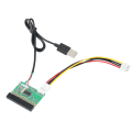 Miniatyrbilde 1 av 5: 1.44 MB 3,5-tommers diskettstasjonkontakt 34-pinners 34p til USB-kabeladapter PCB-kort PC USB til diskett U Green