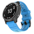 Miniatyrbilde 3 av 5: For Garmin Fenix 6X 26mm Silikonreim LGL Sky Blue