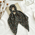 Miniatyrbilde 4 av 5: 5 stk. blomstrete hårbånd med sløyfe for kvinner og jenter, sløyfe til hår, hårbånd med sløyfe, chiffon blomstrete scrunchies (LGL)