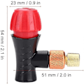 Miniatyrbilde 2 av 5: Sykkelventilpumpe, bærbar pumpehodeadapter for pneumatisk luftpumpe, erstatning for dobbel ventilhode for terrengsykkel og landeveissykkel (LGL)