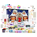 Miniatyrbilde 5 av 5: Adventskalender 2023 Skjønnhet og Kosmetikk Adventskalender, Passer for Kvinner og Jenter 20Ml  (LGL) A