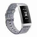 Pikkukuva 1 / 5: Fitbit Charge 3/4 ranneke kangas Harmaa (L) (LGL)