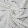 Pikkukuva 5 / 5: Pellavainen verho siteillä, puuvillasekoitus, Mauve, LxK 140x100cm 1 kpl (LGL)