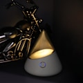 Miniatyrbillede 4 af 5: Mini Farverig Natlampe med Åndedrætslys 1200mAh Genopladelig Natlampe LGL White