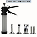 Miniatyrbilde 1 av 3: Jerky Maker Gun med 4 rustfrie stålmunnstykker Hwy[HhhhS] LGL